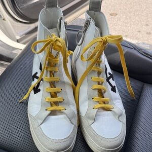 Off White Mens High Top Smealera